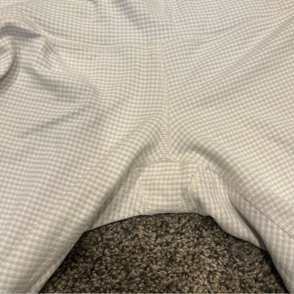 Lululemon Athletica Textured White Leggings